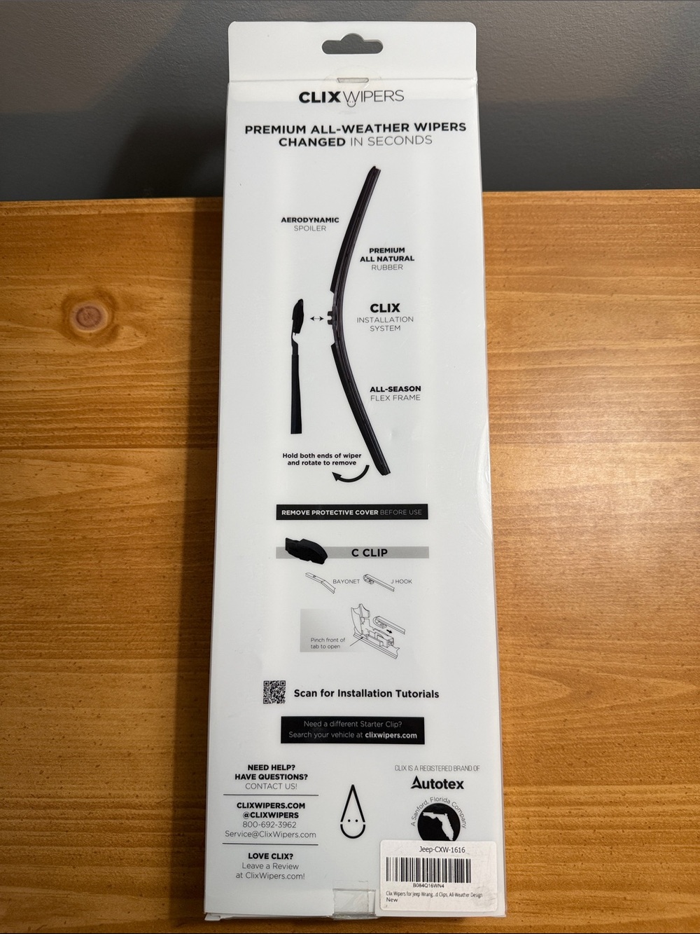 Clix Wipers for Jeep Wrangler - Picture 2 of 5